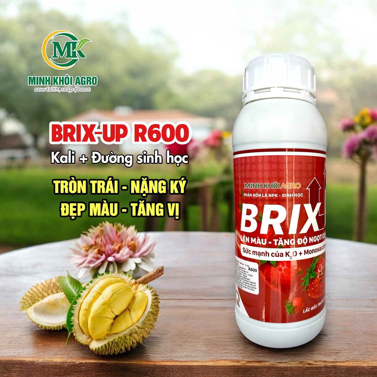 Phân bón Kali sinh học Brix-Up R600